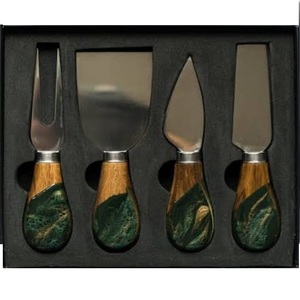 Ensemble de couverts élégants en bois naturel pour la maison et l'hôtel, comprenant des fourchettes et des ustensiles de cuisine uniques - Product Image 4