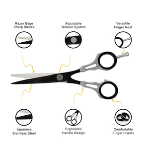 Tijeras de Peluquería Profesionales de Buena Calidad para Cuidado Personal, Tijeras de Barbería para Cortar el Cabello en Salón - Product Image 4