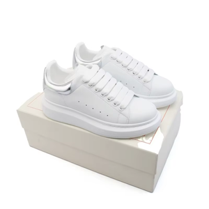Chaussures de créateur en cuir véritable de haute qualité à lacets et talon plat 2026 pour hommes et femmes – Baskets de luxe tendance de marque célèbre - Product Image 4