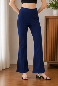 <b>SUmmer</b> Wear Straight Leg <b>Women's</b> Pants Full Length Anti-Wrinkle Minimalist Style Spring Wear <b>Trouser</b> for <b>Womens</b> - Product Image 3