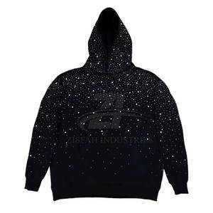 Nuevo Diseño, Sudadera con Pedrería para Hombre, Más Vendida, MOQ Bajo, Precio al por Mayor, Hecha en Pakistán - Product Image 2