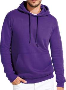 100% Polyester Cotton Regular Fit Winter Hoodies for Men <b>Thick</b> <b>Fleece</b> Drop Shoulder Custom Men's Hoodies - Product Image 4