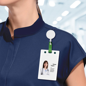 Conjunto de Uniforme Médico Personalizado Unisex, Azul Marino, de Algodón y Poliéster, Pantalones y Blusa de Punto, Ropa de Trabajo para Hospitales, Enfermería - Product Image 2