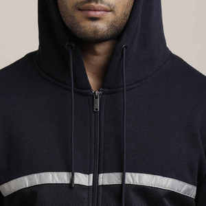 Nouveau sweat à capuche zippé pour homme, manches longues, tendance, faible MOQ, meilleure qualité, matière respirante. - Product Image 6