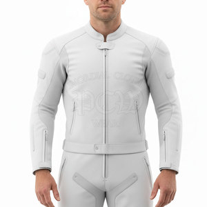 Nouvelle combinaison de moto pour hommes adultes, en cuir, imperméable, légère, confortable, pour la conduite à moto, les voyages en plein air, la route et le quotidien - Product Image 5
