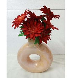 Vase décoratif en résine écologique, pot de fleurs pour la décoration de la maison, vase de table personnalisé pour les occasions de mariage et de Pâques - Product Image 1