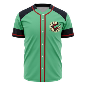 Vente flash - Chemise de baseball en polyester à boutons, personnalisable, pour équipe, à prix réduit - Product Image 5