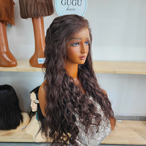 24 Inches Glueless Lace Front <b>Wig</b> Full lace <b>Deep</b> <b>wave</b> Double Drawn Virgin Raw Vietnamese Mixed <b>Deep</b> <b>Wave</b> HD - Product Image 4