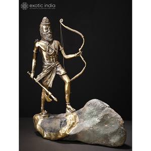 Sculpture originale Seigneur Parashurama 15 \" - Product Image 2