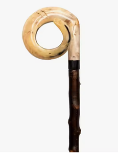 Canne de marche en corne de buffle pour le soutien et l'adhérence en extérieur, idéale pour offrir - Product Image 1