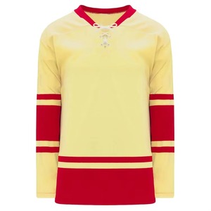 เสื้อฮอกกี้น้ำแข็งแบบสั่งทำรุ่นใหม่ ระบายอากาศได้ดี แห้งเร็ว น้ำหนักเบา ชุดแข่งขันระดับโปร สำหรับผู้ใหญ่ แบบสั้น พิมพ์ลายแบบซับลิเมชั่น 100% ขายดี - Product Image 2