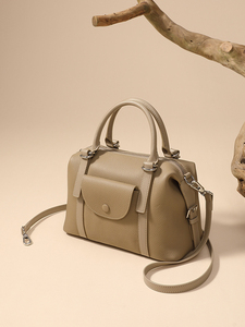 Sac à main pour femme en cuir véritable avec rabat, bandoulière amovible, classique, élégant, pour usage quotidien, motif litchi noir - Product Image 4