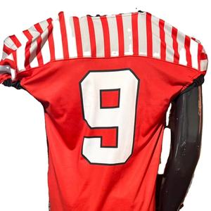 Maillot de football américain maillot de fan broderie par sublimation grande taille support personnalisé fabricant d'usine Pakistan fabricant - Product Image 1