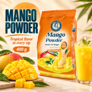 Poudre de jus de mangue instantané Vinut Trust 400g – Boîte de boisson fraîche sans sucre, mélange pour préparation de boisson, OEM ODM, échantillon gratuit - Product Image 2