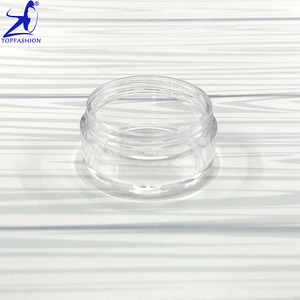 50pcs Empty 10g Black Rim <b>Plastic</b> Window Loose Powder <b>Jars</b> with Pull Tab Seal Sticker Sifter for Cosmetic Skin Care - Product Image 5
