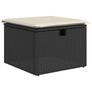 Grandi piedi regolabili marrone Poly Rattan divano da giardino Set comodi ed eleganti mobili da esterno - Product Image 6