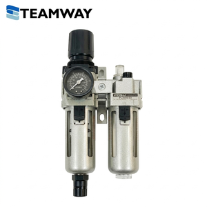 Teamway ชุดกรอง PW3000 PC3010 FRL ตัวควบคุม PL3000หล่อลื่น3/8 "G Port 0.5-8.7 kgf/CM ช่วงความดันแทนที่ Airtac - Product Image 1