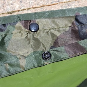 Poncho Impermeable de Camuflaje con Capucha, Ligero, para Senderismo, Camping, Pesca, Viajes, Unisex - Product Image 4