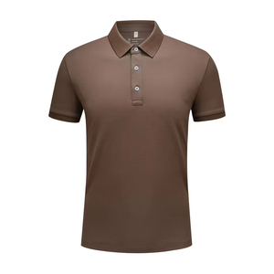 Camisas Polo de Manga Larga Personalizadas al por Mayor para Hombre, Camisas Casuales de Patrón Sólido en Poliéster y Algodón con Cuello Henley - Product Image 4