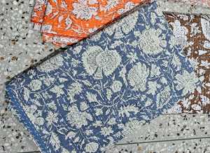 Couvre-lit en coton 100% fait main avec points Kantha, réversible, pour la chambre à coucher, décoration de la maison, doux, léger, utilisable toute l'année - Product Image 4