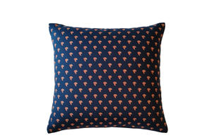 Housse de coussin carrée personnalisable en coton 100% imprimé à la main motif floral, style ethnique indien, amovible - Product Image 5