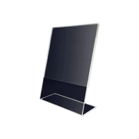 Support de présentation en acrylique transparent pour prospectus, menus ou annonces