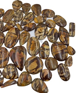 พลอยแจสเปอร์ธรรมชาติจากออสเตรเลียแบบคาโบชอง |   พลอยแจสเปอร์สีน้ำตาลแบบเม็ดเดี่ยว |   ผู้จัดจำหน่ายสินค้าขายส่งจำนวนมากสำหรับการทำเครื่องประดับ - Product Image 5