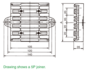 DH5626K Connecteur pour 6P pour bobine haute tension, type non-tendue, homologué UL - Product Image 3