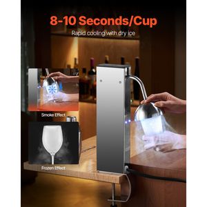Raffreddatore Istantaneo in Metallo per Bicchieri di Birra CO2, Vino e Cocktail, Raffredda in 8-10 Secondi/Calice, per Champagne e Drink Misti - Product Image 2