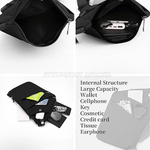 Sac bandoulière pour homme de haute qualité, durable, tendance, populaire, avec fermeture à glissière, en polyester - Product Image 5