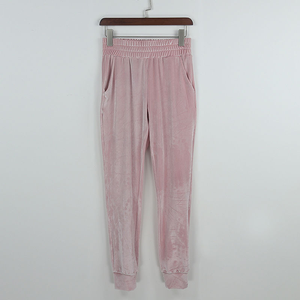 Ensemble deux pièces uni en velours chaud pour femme : haut zippé et pantalon de survêtement - Product Image 5