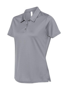 เสื้อโปโลผู้หญิงสีเขียวล้วน แขนสั้น ทรงลำลอง ความยาวปกติ ผลิตจากผ้าถักโพลีเอสเตอร์ 100% มีจำหน่ายสำหรับขายออนไลน์ - Product Image 5