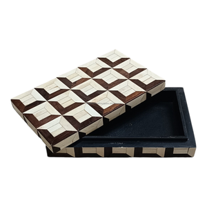 Boîte de rangement pour bijoux moderne, écologique, en os incrusté, faite à la main, de qualité supérieure, décorative, pour le salon, organisateur de décoration intérieure - Product Image 2