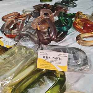 Maillons de chaîne en résine émaillée grande taille, colorés, pour décoration murale, séparateur de pièce DIY et accessoires de rideaux - Product Image 1