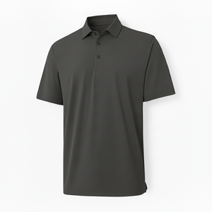 Camisa Polo de Golf para Hombre con Cuello de Botones, Corte Holgado, Color Sólido, Secado Rápido y Diseño de Logotipo Personalizado OEM - Product Image 1
