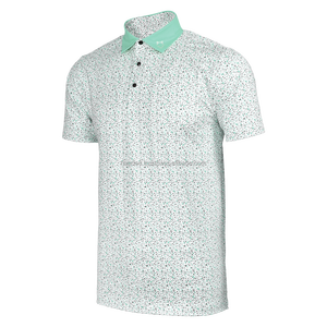 Golf de punto de alta calidad para hombres para Polos Nueva llegada Diseño de sublimación Venta al por mayor directa de la fábrica superior de Vietnam - Product Image 1