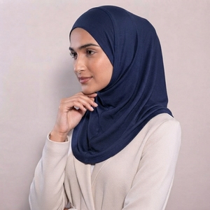 Luxury Hijab Scarf Printed Design Soft <b>Silk</b> Feel <b>Head</b> <b>Wrap</b> Shawl OEM ODM Manufacturer Private Label - Product Image 5