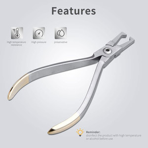 Manual Dental Orthodontic Bracket Remover Pliers Stainless Steel Anterior Teeth Braces Removal Tool Kit Bracket Gripper - Product Image 2