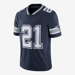2026 New Design Custom Heat-Transfer Printed Short Sleeve Breathable Plus Size Eco-Friendly Quick Dry American Football Jersey - Product Image 1