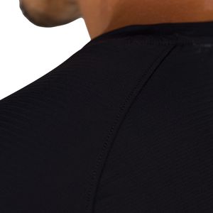 <b>Men's</b> Black Long Sleeve Performance T <b>Shirt</b> Moisture Premium Athletic Workout Training Sportswear <b>Shirt</b> - Product Image 3