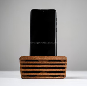 Support de haut-parleur d'amplification audio en bois de haute qualité Performance sonore optimale pour téléphones - Product Image 6