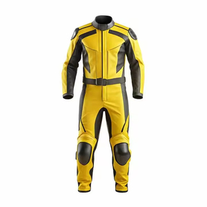 Traje de Motociclismo de Carreras Personalizado al por Mayor, de Alta Calidad, Transpirable, de Cuero, Conjunto de Una o Dos Piezas, Chaqueta Textil para Motocicleta - Product Image 2