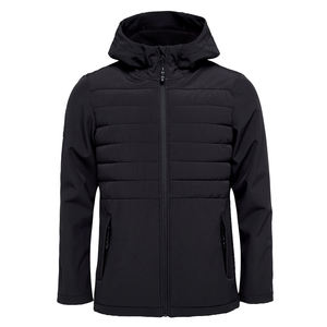 Abrigo de plumón personalizado para invierno, con capucha, para hombre, ropa de calle, estampado, grueso, tipo burbuja. - Product Image 2