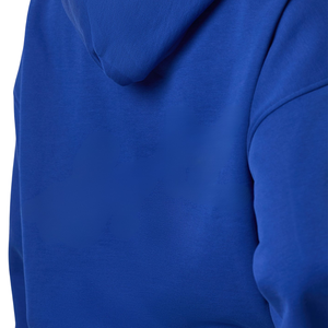 Conjunto de Sudadera con Capucha y Pantalones Cortos Azul Rey para Mujer, Corte Holgado, Ropa Casual para Estar en Casa, Mezcla de Algodón, Ropa Deportiva para Mujer - Product Image 4