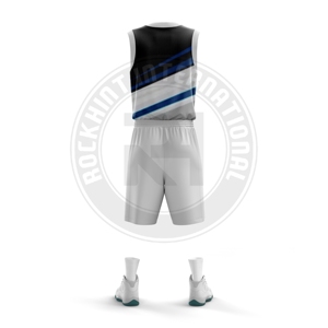 Uniforme de basket-ball classique en polyester, construction légère et durable, confort optimal, conçu pour les sports d'équipe et les performances sportives - Product Image 2