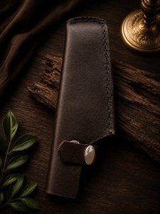 Couteau à viande artisanal en acier inoxydable avec manche en micarta noir et étui de protection, couteaux de chasse de qualité supérieure - Product Image 5