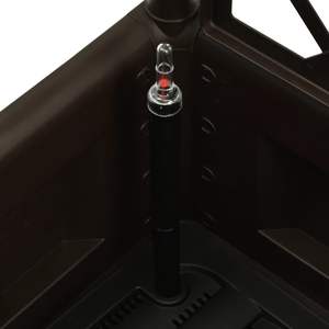 Letto elegante da giardino con traliccio e sistema di auto-irrigazione Color moka-fioriere e vasi moderni - Product Image 6