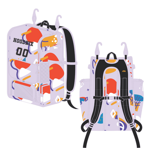 Sac à dos de baseball pour joueur, sac d'équipement personnalisé avec fond renforcé, poche pour gants et compartiment ventilé pour chaussures. - Product Image 1