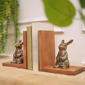Sheesham Wood Carved Elephant <b>Bookends</b> Wholesale - Moradabad Handicraft - Product Image 6
