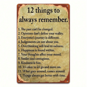 CIFbuy Targa Rustica Vintage in Alluminio 20.3x30.5cm (8x12 Pollici) Stile Fattoria per Casa con TikTok per Servizio Ritiro Temu - Product Image 4